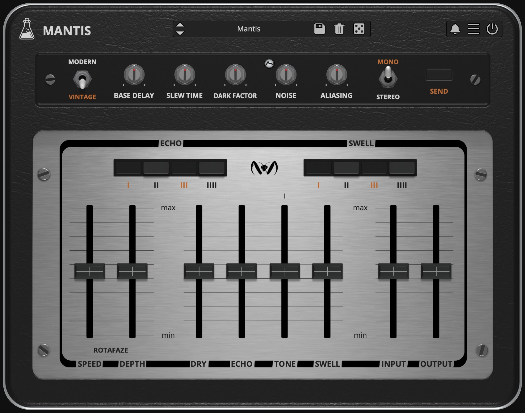 mantis-vintage-bbd-echo-delay-plugin-audiothing